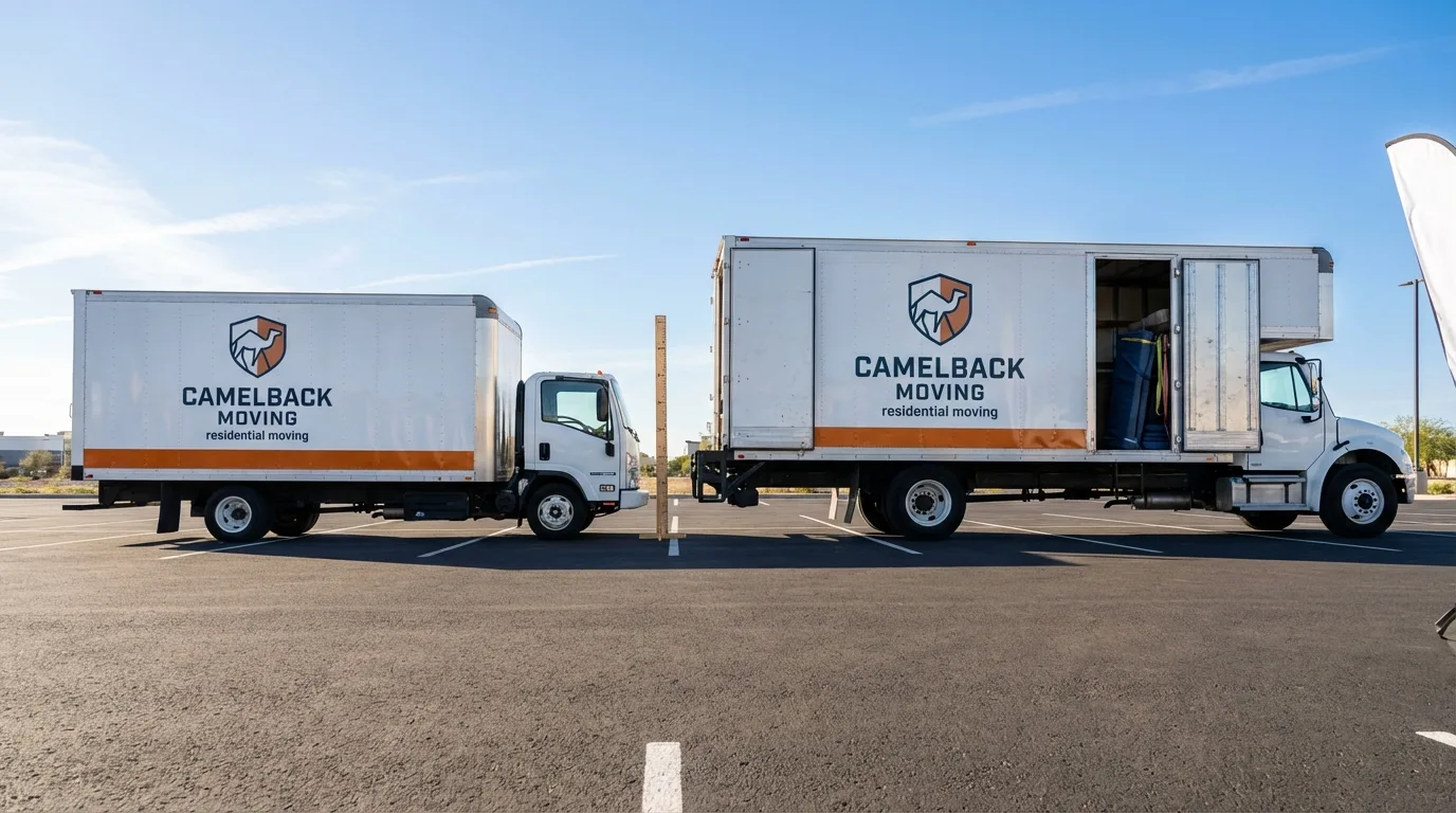 Moving truck size capacity guide in West Hartford